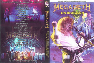 Megadeth - Live in chile 2010 DVD