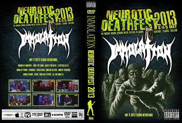 Immolation – Live Neurotic Deathfest 2013 DVD