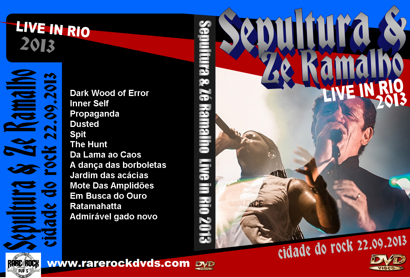 Sepultura E Zé Ramalho – Live Rock in Rio 2013 DVD