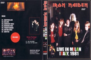 Iron Maiden - Live Milan Italy 1981 DVD 1 Iron Maiden - Live Milan Italy 1981 DVD