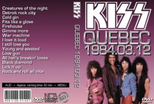 Kiss - Live Quebec Canada 1984 DVD