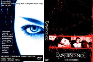 o evanescence live rock am ring 2003 dvd 87df
