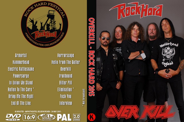 Overkill – Live Rock Hard 2015 DVD