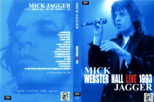 Mick Jagger - Live New York City NY 1993 DVD