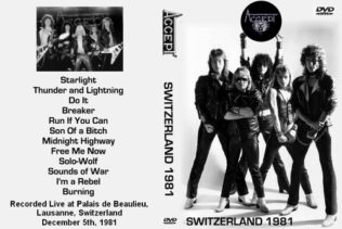 Accept Live in LausanneSwitzerland 1981 DVD