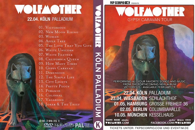Wolfmother - Live Koln, Germany 2016 DVD