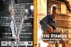 Eric Clapton - Live Budokan Hall Japan 2016 DVD