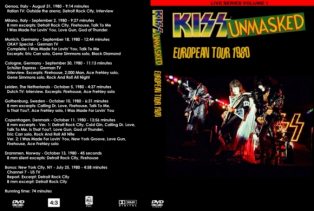Kiss - Unmasked European Tour 1980 Compilation DVD
