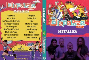 Metallica - Live Lollapalooza Brazil 2017 DVD 1 metallica live lollapaloosa brazil 2017