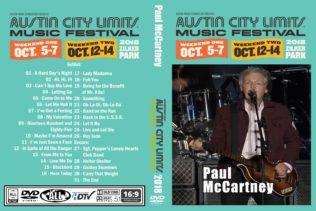 Paul McCartney - Live Austin City Texas 2018 DVD
