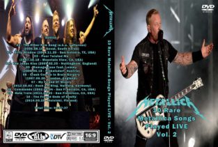 Metallica 10 Rare Metallica Songs Played Live Vol. 2 DVD 1 Metallica 10 Rare Metallica Songs Played Live Vol. 2 DVD