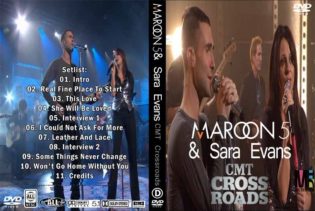 Maroon 5 & Sara Evans CMT Crossroads 2008 DVD 1 DVD Cover Low Resolution Cut Frame 13