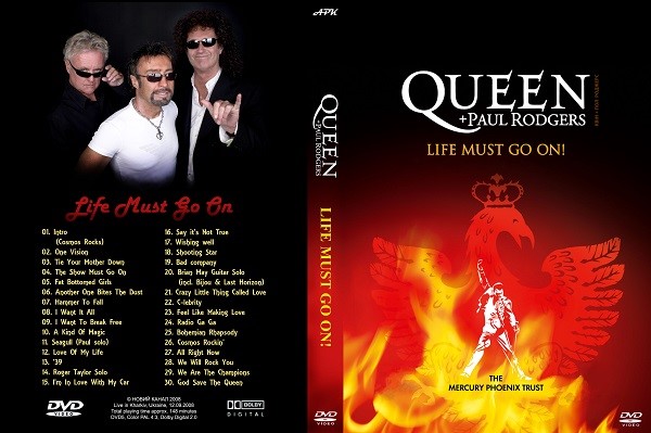 Queen + Paul Rodgers - Life Must Go On Kharkiv 2008 DVD - The