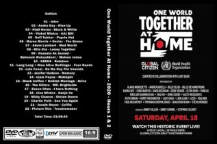 One World Together At Home 2020 DVD