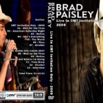 Brad Paisley – Live In CMT Invitation Only 2009 DVD