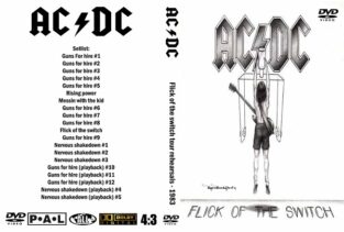 AC/DC - Flick of the Switch Tour Rehearsals 1983 DVD