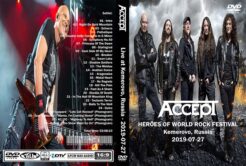 Accept - Live Kemerovo Russia 2019 DVD