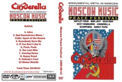 Cinderella - Moscow Peace Festival 1989 DVD