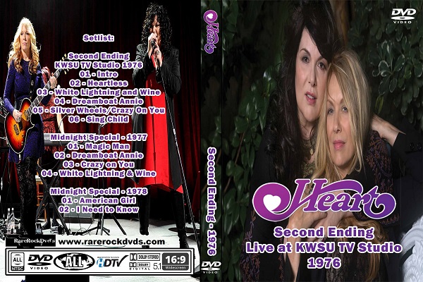 Heart - Second Ending Live at KWSU TV Studio 1976 DVD - The