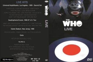 The Who - Live Hits 1989 -1997 DVD 1 the who dvd