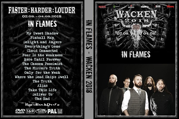 Harder louder. In Flames only for the weak. My Sweet Shadow in Flames.