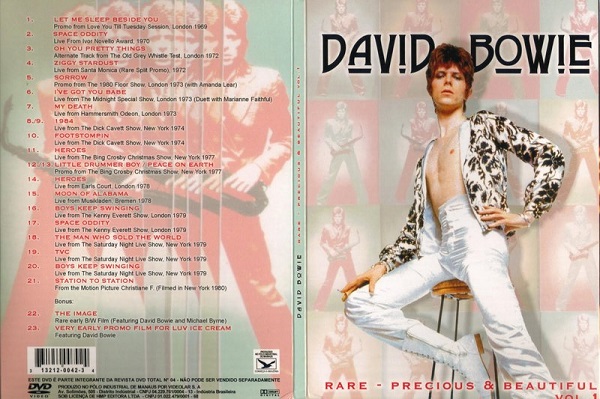 David Bowie - Rare Precious and Beautiful Vol 1 DVD - The World's