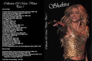 Shakira Collection of music videos