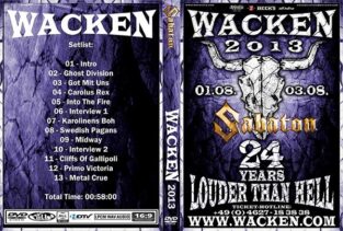 Sabaton - Live Wacken 2013 DVD 1 Sabaton - Live Wacken 2013 DVD