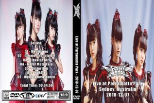BabyMetal - Live Parramatta Park Sydney Australia 2018 DVD