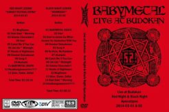 BabyMetal -Live Budokan Red Night & Black Night Apocalypse 2014DVD