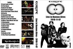 Europe - Live in Buenos Aires 2010 DVD