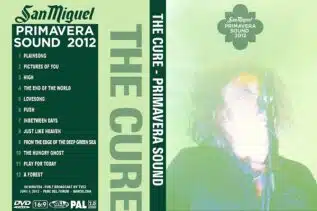 The Cure - Primavera Sound Barcelona Spain 2012 DVD