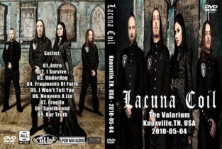 Lacuna Coil - Live Knoxville USA 2010 DVD 1 Lacuna Coil - Live Knoxville USA 2010 DVD