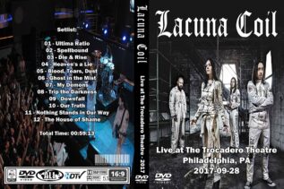 Lacuna Coil - Live at The Trocadero 2017 DVD 1 Lacuna Coil - Live at The Trocadero 2017 DVD