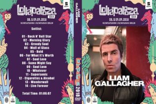 Liam Gallagher - Lollapalooza Berlin Germany 2018 DVD 1 Liam Gallagher - Lollapalooza Berlin Germany 2018 DVD