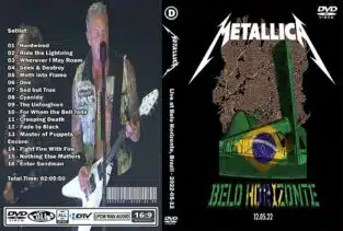 Metallica - Live Belo Horizonte Brazil 2022 DVD