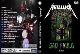 Metallica - Live Sao Paulo Brazil 2022 DVD