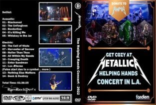 Metallica - The Helping Hands Concert 2022 DVD