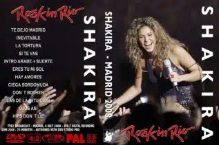 Shakira - Rock In Rio Madrid 2008 DVD 1 shakira madrid rock in rio 2008 dvd proshot 8473f