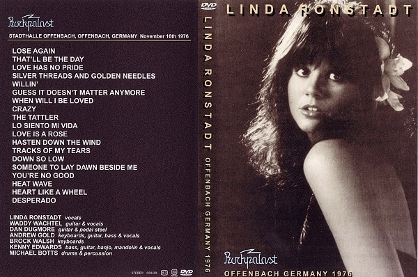 Linda Ronstadt – Rockpalast 1976 DVD Linda Ronstadt – Rockpalast 1976 DVD