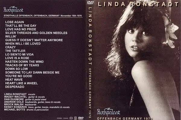Linda Ronstadt – Rockpalast 1976 DVD Linda Ronstadt – Rockpalast 1976 DVD